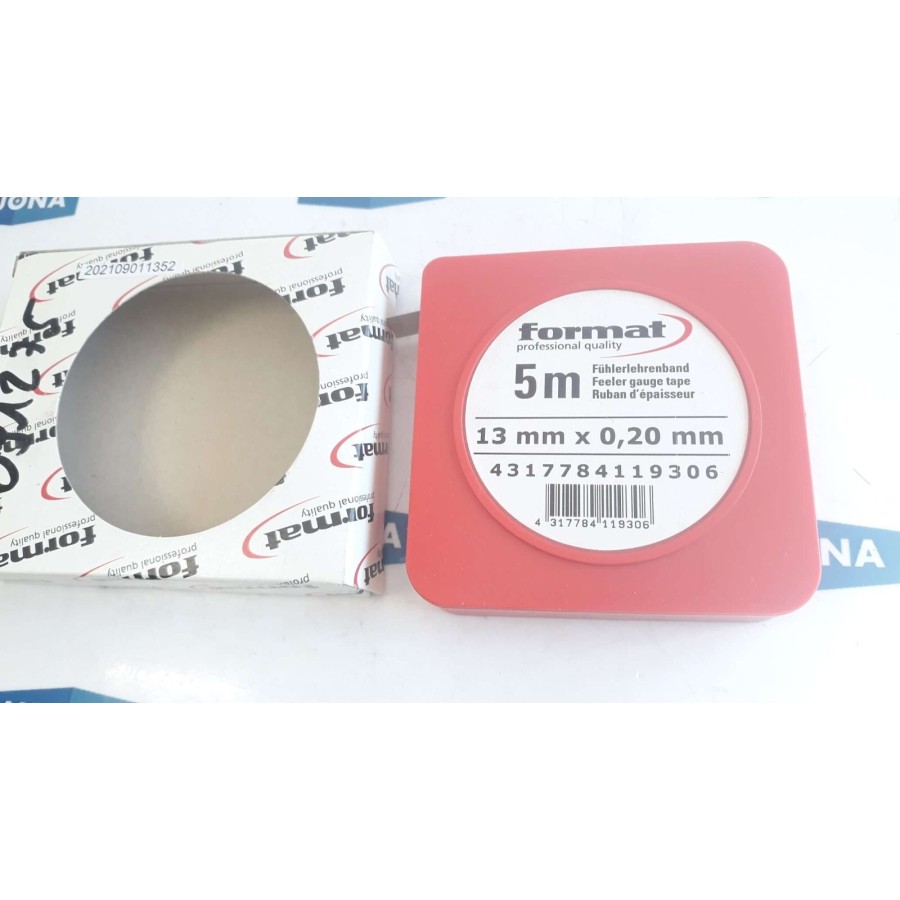 FORMAT 5M 13mmx0,2mm 4317784119306 feeler gauge tape fühlerlehrenband FORMAT 5M 13mmx0,2mm 4317784119306 feeler gauge tape fühlerlehrenband