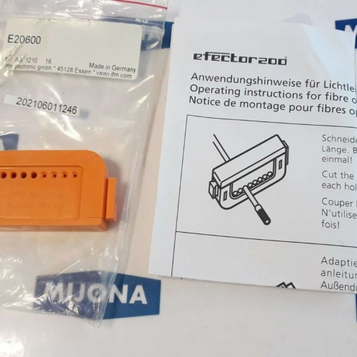 IFM Efector200 E20600 Cutter for fibers NEW OLD STOCK