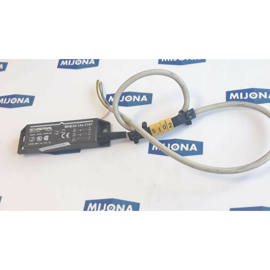 SCHMERSAL BNS33 12z 2187 250mA 3VA W 120VAC DC SAFETY SENSOR