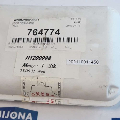 FANUC A20B 2902 0531 PCB DRAM 4 MB RJ2 CIRQUIT BOARD