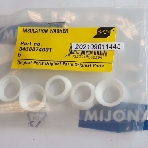 Esab 0458874001 INSULATION WASHER Price for 5 psc
