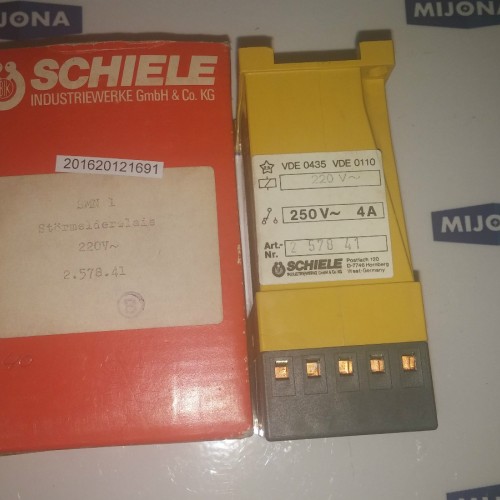 Schiele Industriewerke Störmelderelais SMN1 220V 2.578.41 VDE0435 VDE 0110 Schiele Industriewerke Störmelderelais SMN1 220V 2.578.41 VDE0435 VDE 0110