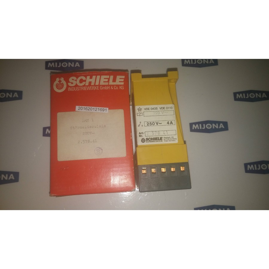 Schiele Industriewerke Störmelderelais SMN1 220V 2.578.41 VDE0435 VDE 0110