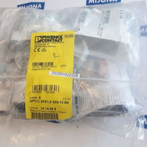 Phoenix Contact QPD C 3PE1.5 2X8 13 BK 1414698 PRICE 5 PSC