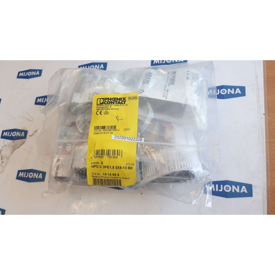 Phoenix Contact QPD C 3PE1.5 2X8 13 BK 1414698 PRICE 5 PSC