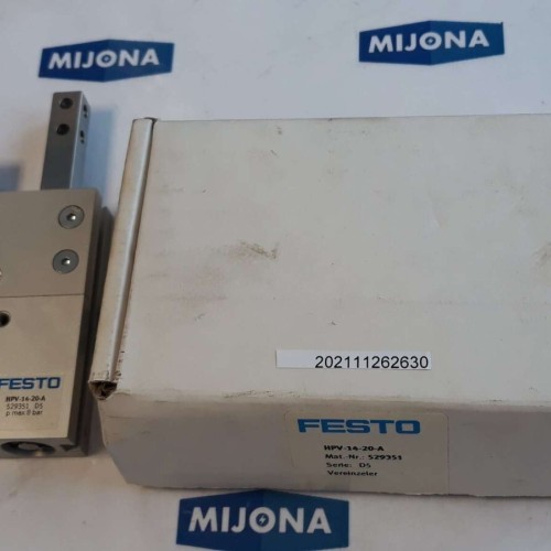 Festo HPV 14 20A 529351 8BAR VEREINZELER SEPARATOR new old stock