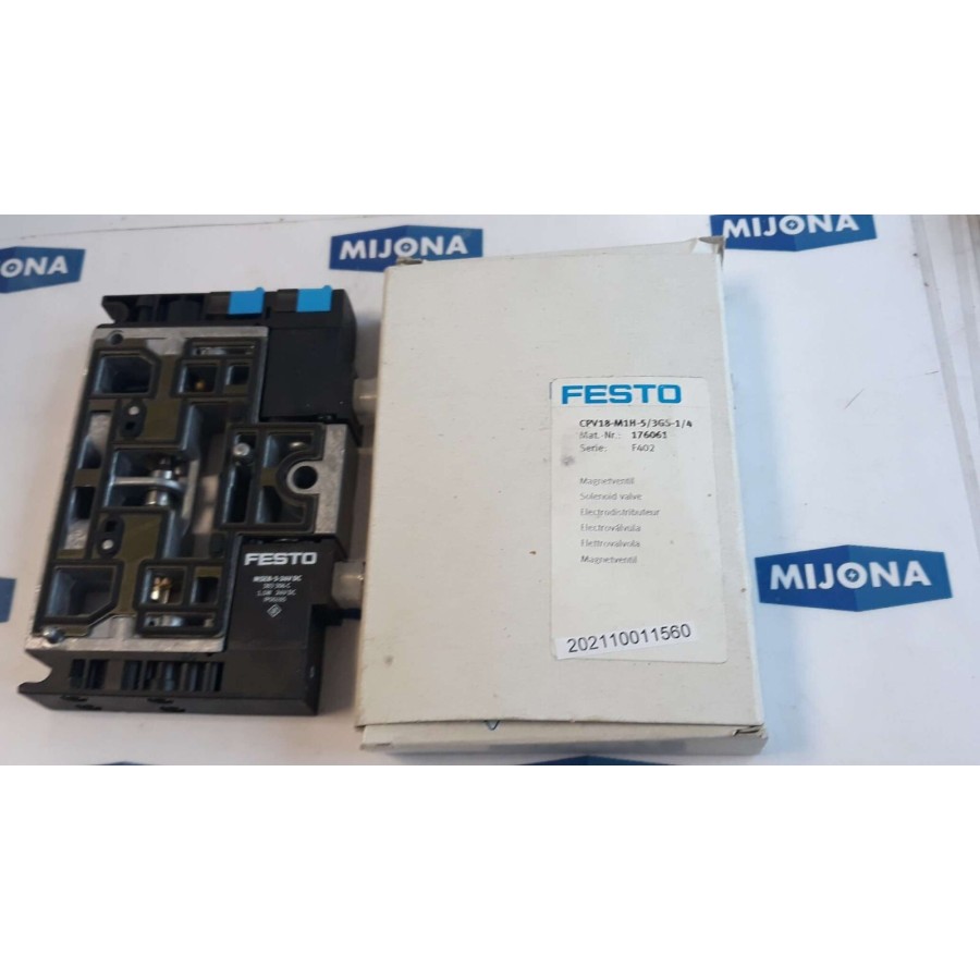 Festo CPV18 M1H 5 3GS 1 4 176061 Magneventil solenoid valve NEW OLD STOCK
