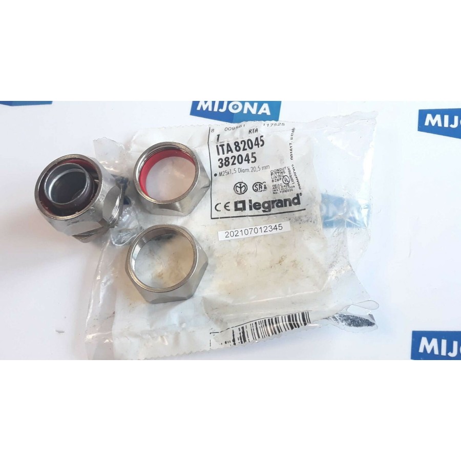 Legrand ITA 82045 382045 M25x1,5 diam 20,5mm (NEW OLD STOCK) Legrand ITA 82045 382045 M25x1,5 diam 20,5mm (NEW OLD STOCK)