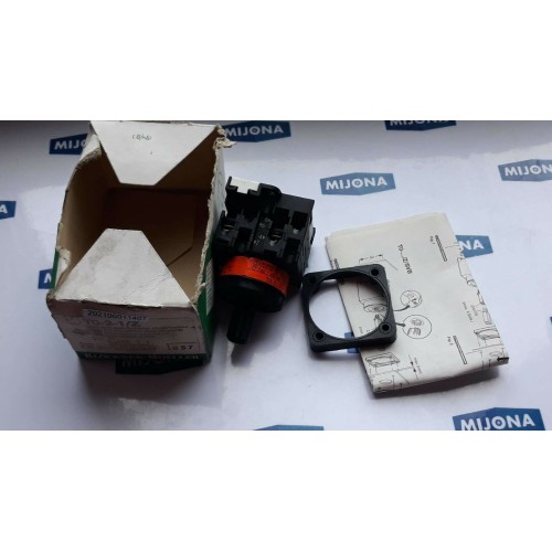 Klöckner Moeller T0 2 1 Z switch SCHALTER 3POL ON OFF SWITCH AC 21 12A AC3 IP55