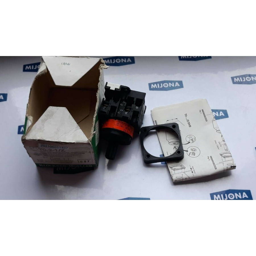 Klöckner Moeller T0 2 1 Z switch SCHALTER 3POL ON OFF SWITCH AC 21 12A AC3 IP55