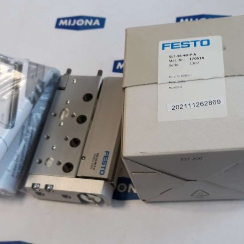 Festo SLF 16 40 P A 170514 MINISLID MINI SCHLITTEN SLF-16-40-P-A NEW OLD STOCK