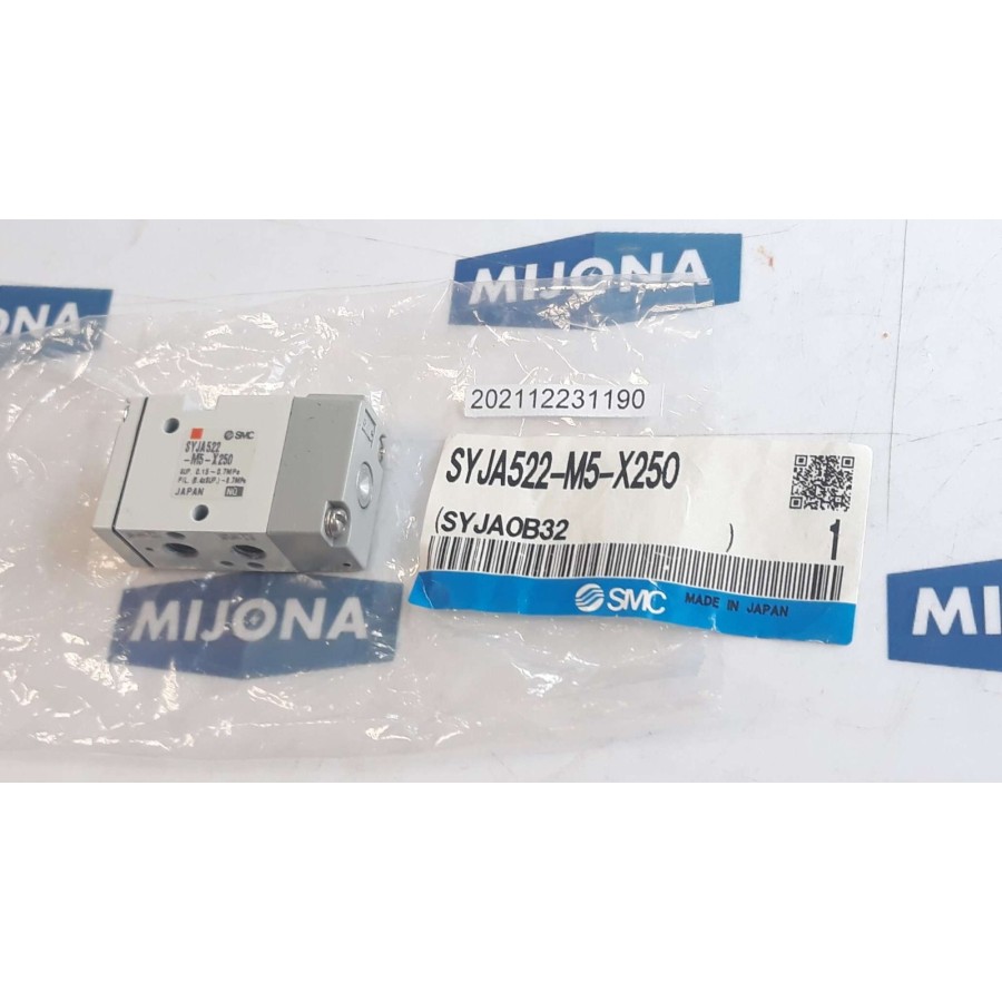 SMC SYJA522 M5 X250 Solenoid Valve 0,15 0,7MPa SMC SYJA522 M5 X250 Solenoid Valve 0,15 0,7MPa