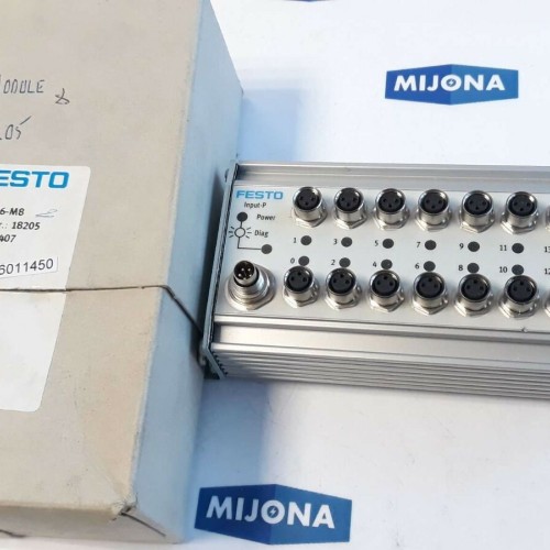 Festo CP E16 M8 18205 Input module new old stock