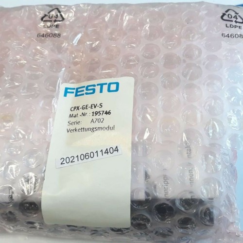 Festo CPX GE EV S Verkettung modul 195746 Chaining module Festo CPX GE EV S Verkettung modul 195746 Chaining module