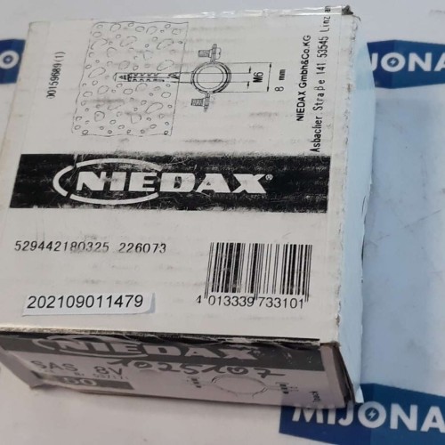 Niedax SAS 8V 537171 screw spacer clamps Preis pro 50 Stück Price for 50 psc.