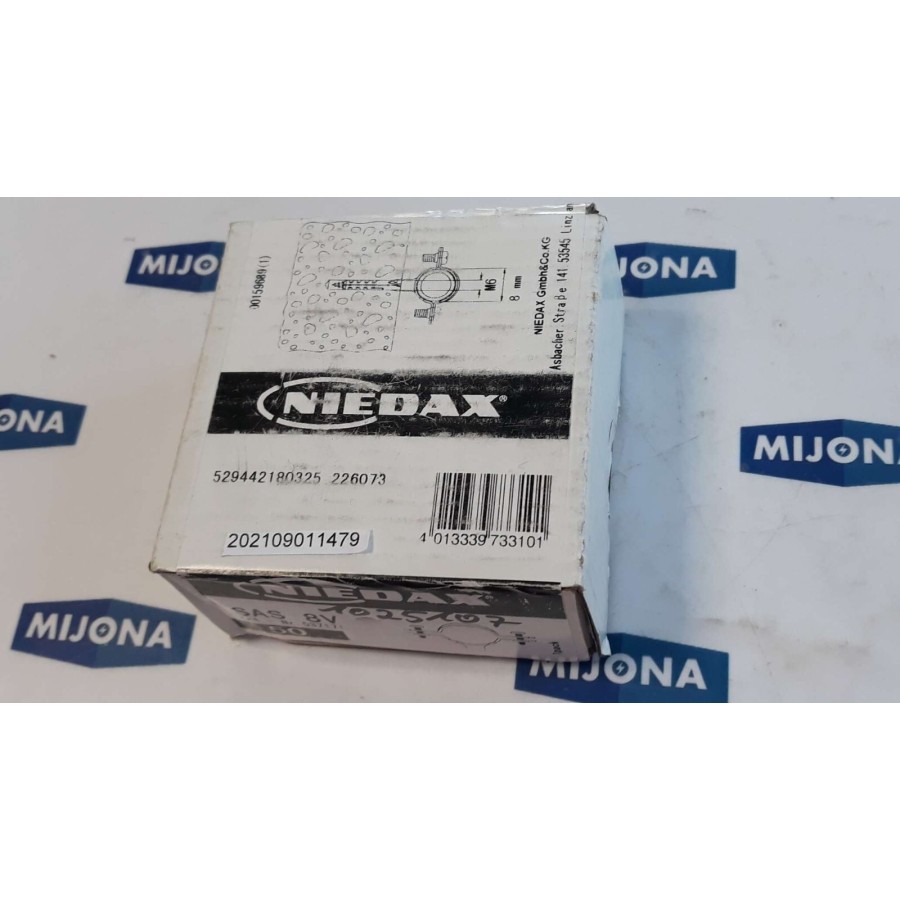 Niedax SAS 8V 537171 screw spacer clamps Preis pro 50 Stück Price for 50 psc.