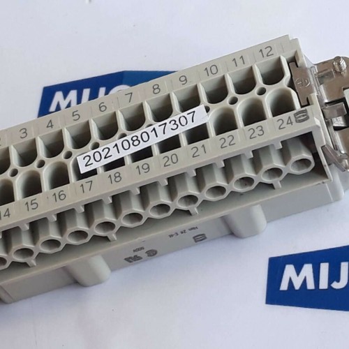 HARTING HAN 24 E M CONNECTOR 16A 500V 6KV HS 12 0,5X3,5 PH1