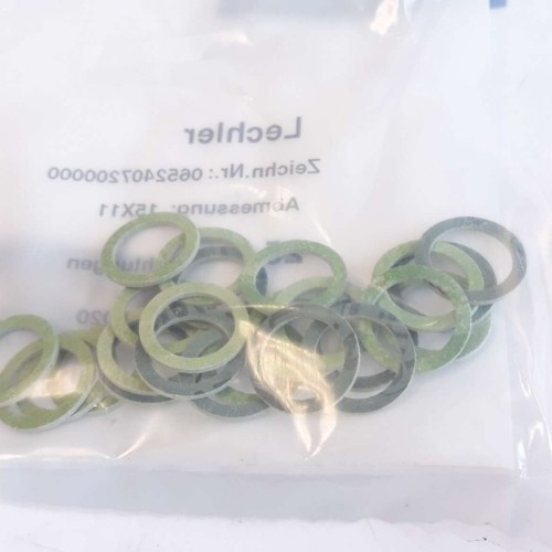 LECHLER 0652407200000 15X11 DICHTUNGEN Preis pro Packung Price for 25 psc. LECHLER 0652407200000 15X11 DICHTUNGEN Preis pro Packung Price for 25 psc.
