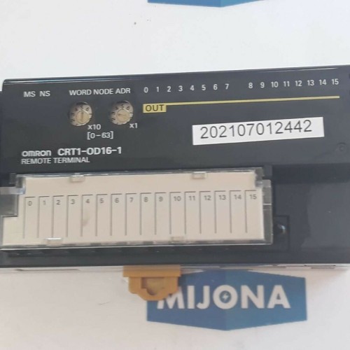 OMRON CRT1 OD16 1 Output Module remote terminal DC 24V 0,07A OUT DC 24V 0,5A