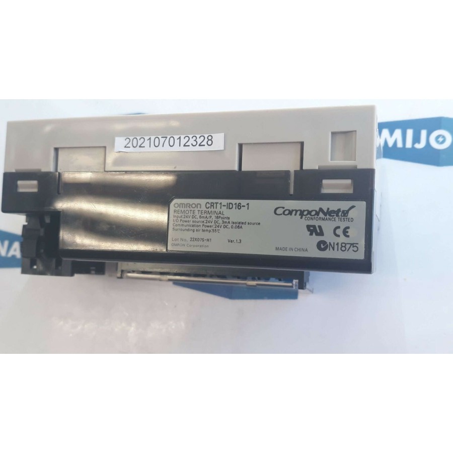 OMRON CRT1 ID16 1 Input Module remote terminal DC 24V 0,06A IN: DC 24V 6mA