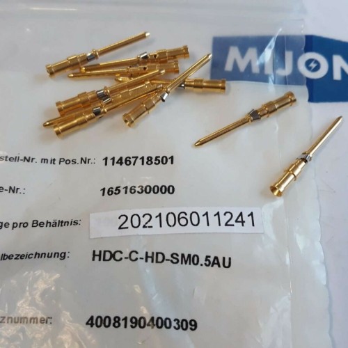 WEIDMULLER 1146718501 HDC C HD SM0 5  PIN price for 10psc (New old stock)