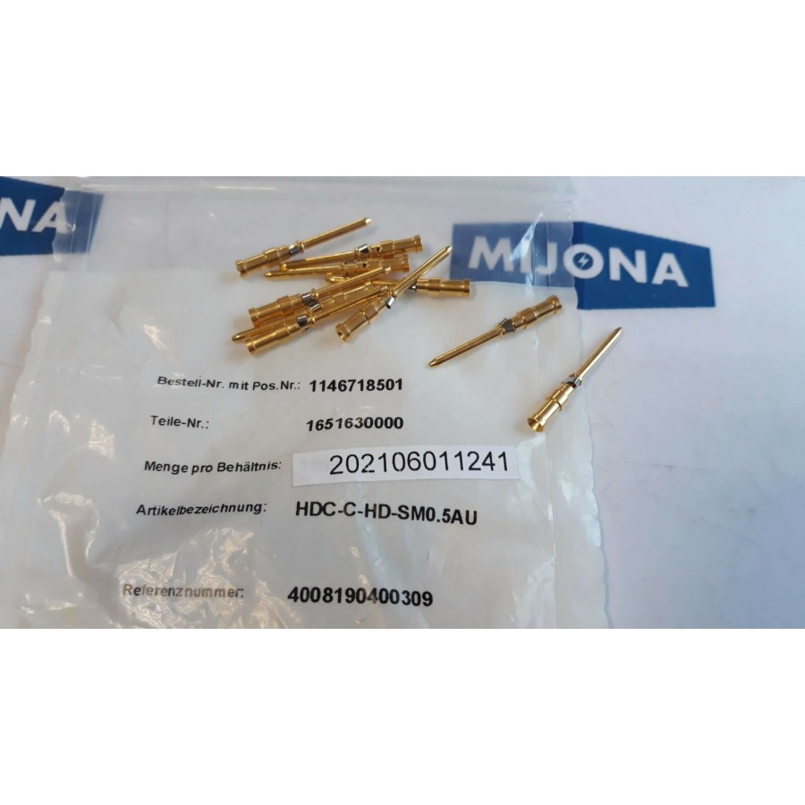 WEIDMULLER 1146718501 HDC C HD SM0 5  PIN price for 10psc (New old stock)