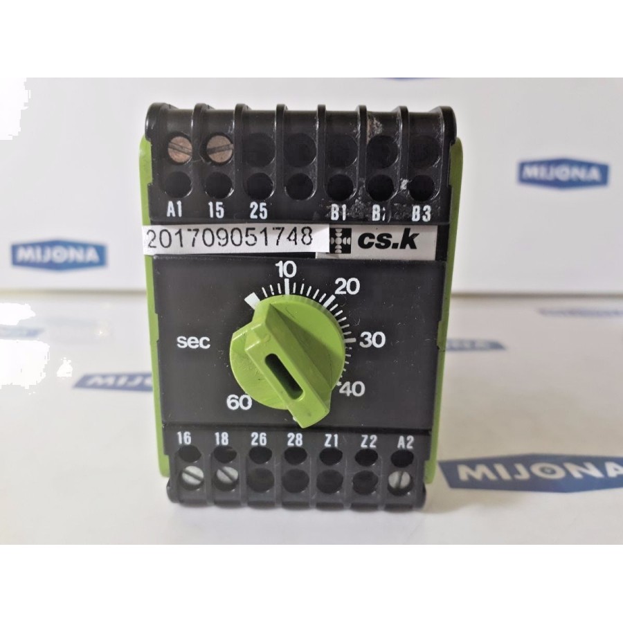 Tele Second Relay Timer cs.k 240V 50/60Hz 4VA