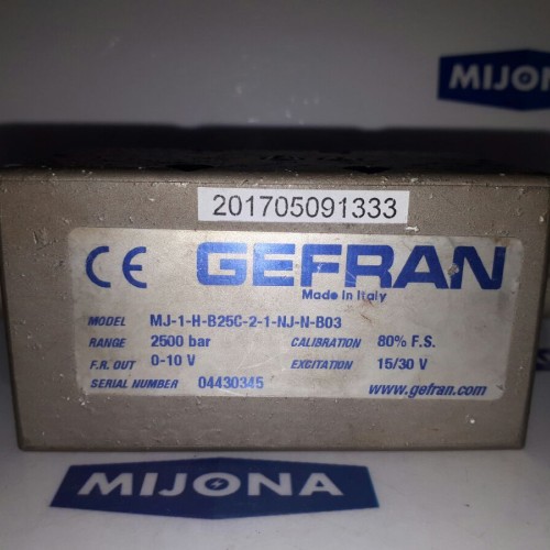 Gefran MJ-1-H-B25C-2-1-NJ-N-B03 04430345