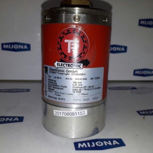 TR Electronic Drehgeber Type: LA 66 K Art nr. 312-01540 SN 0064 19-27V