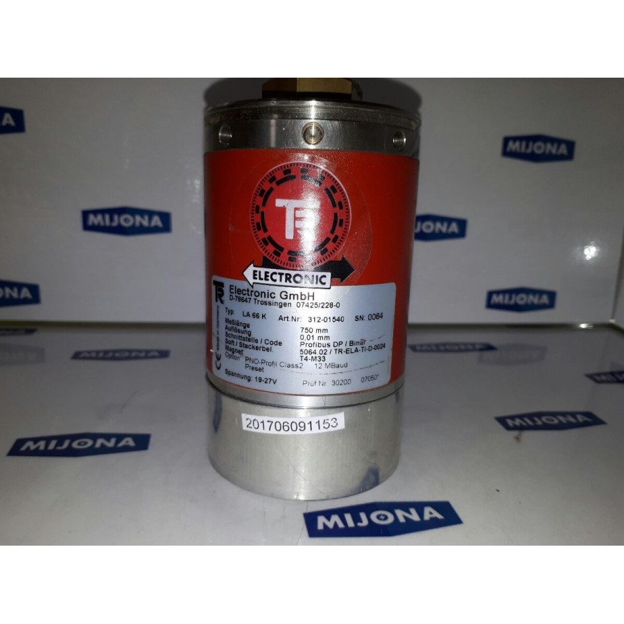 TR Electronic Drehgeber Type: LA 66 K Art nr. 312-01540 SN 0064 19-27V TR Electronic Drehgeber Type: LA 66 K Art nr. 312-01540 SN 0064 19-27V
