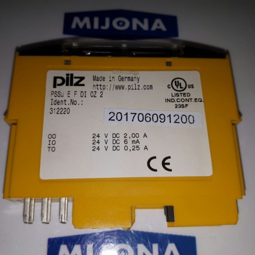 Pilz Elektronikmodul PSSu E F DI 0Z 2 312220
