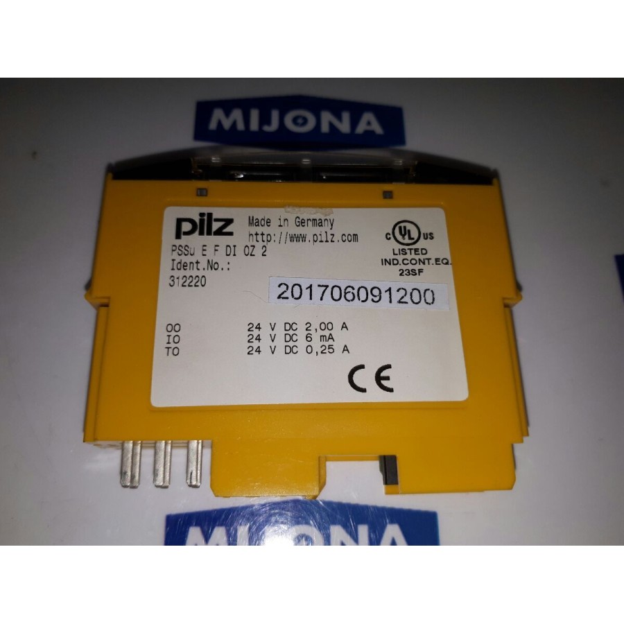 Pilz Elektronikmodul PSSu E F DI 0Z 2 312220