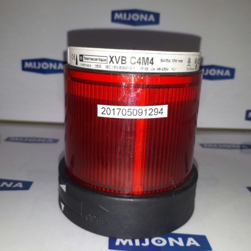 Telemecanique XVB C4M4 Red Stack Light XVBC4M4 48..230V 10W max