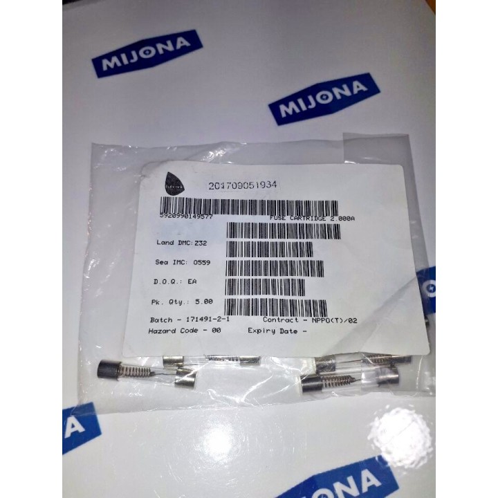 FUSE CARTRIDGE 2A 5920990149577