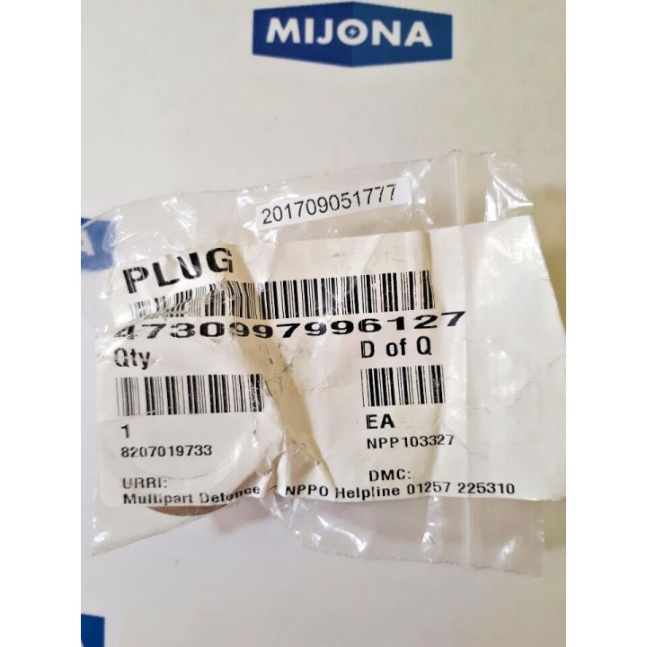 Plug 4730997996127 8207019733 NPP103327 Plug 4730997996127 8207019733 NPP103327
