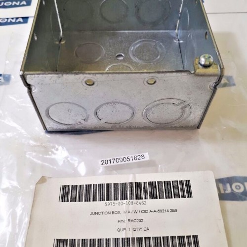 Junction Box 5975-00-108-6462 I/A/W CID A-A-59214 2B9 SP0400-03-V6878 old stock