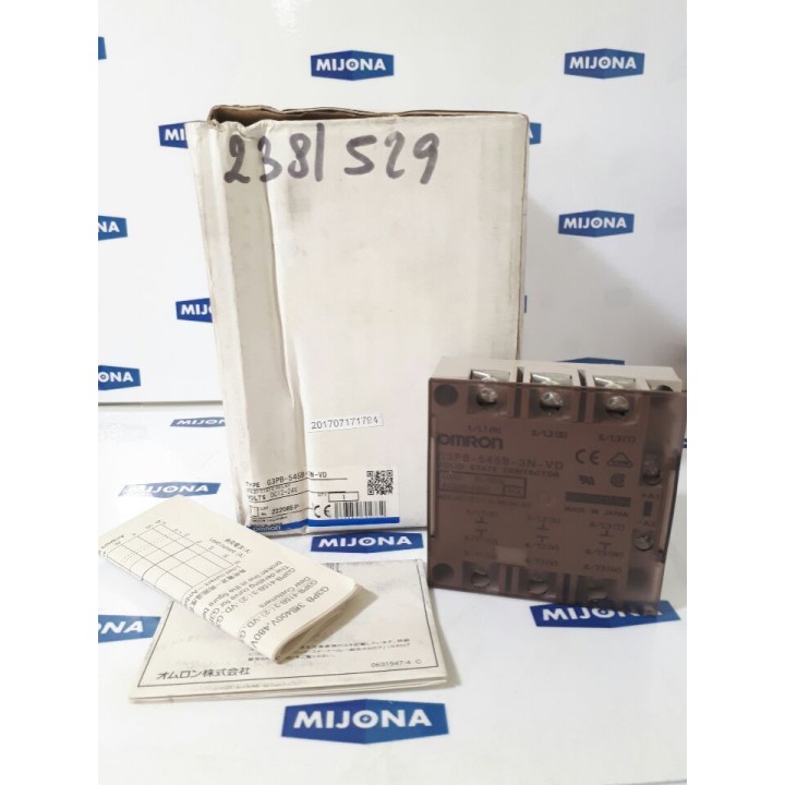 Omron G3PB-545B-3N-VD Solid State Contactor 50/60Hz AC200-480V 45A