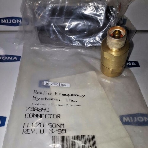 Radio frequency systems 738841 Connector FLC78-50mm rev.u 3/99 (new old stock) Radio frequency systems 738841 Connector FLC78-50mm rev.u 3/99 (new old stock)