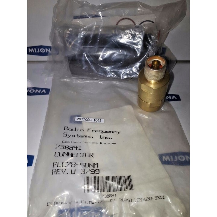 Radio frequency systems 738841 Connector FLC78-50mm rev.u 3/99 (new old stock) Radio frequency systems 738841 Connector FLC78-50mm rev.u 3/99 (new old stock)