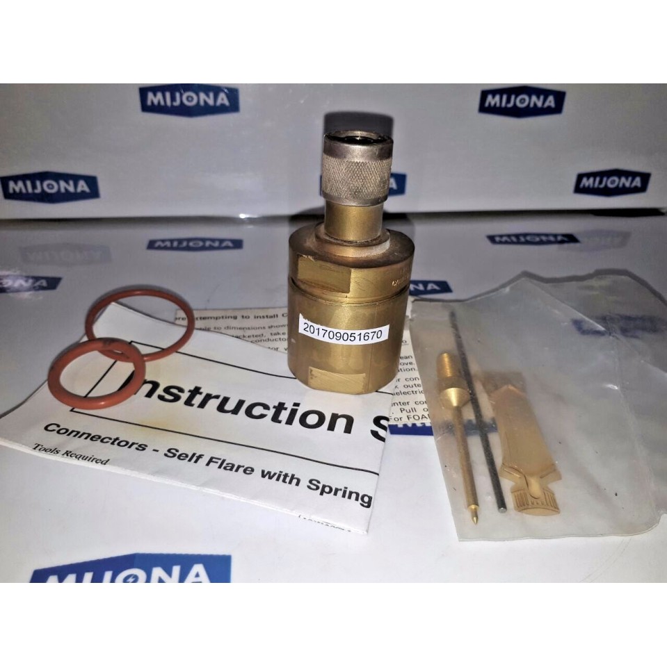 Radio frequency systems connector FLC 78-50 NM cable valve 738841 new old stock
