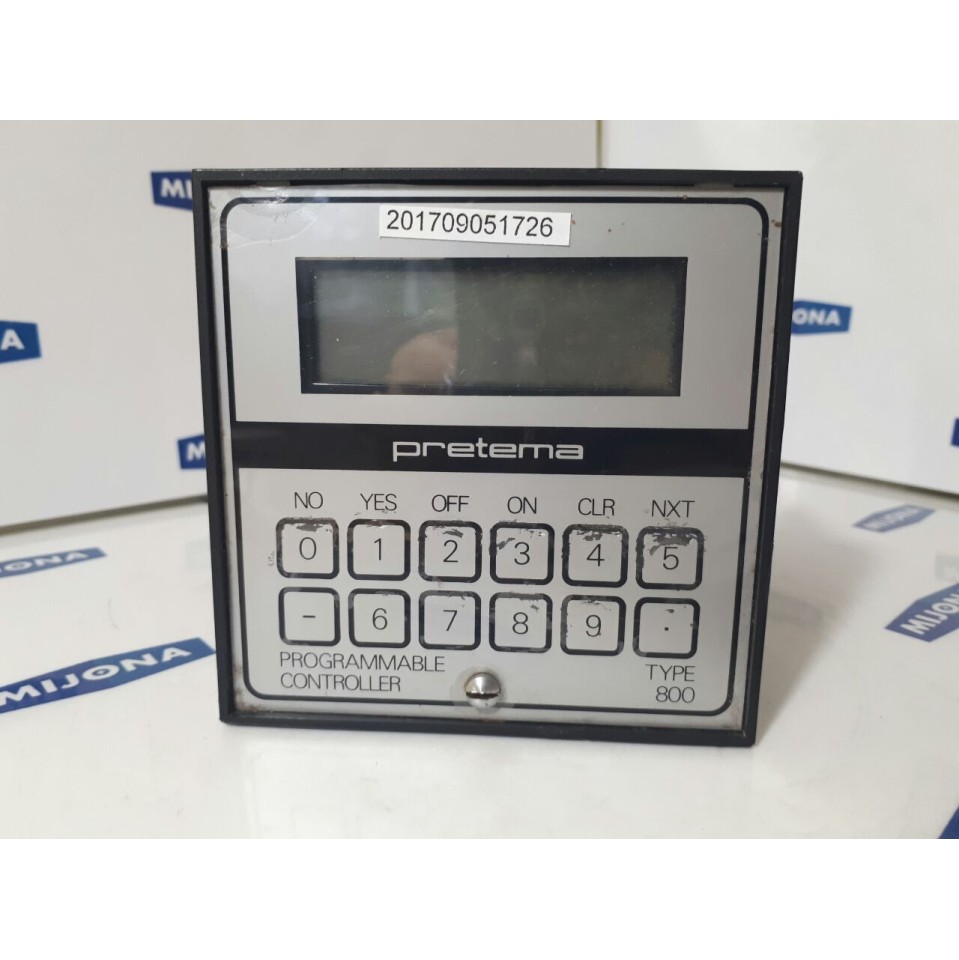 Pretema Programmable Controller Type: 800, 820-4 220V PT100 9-160 Pretema Programmable Controller Type: 800, 820-4 220V PT100 9-160