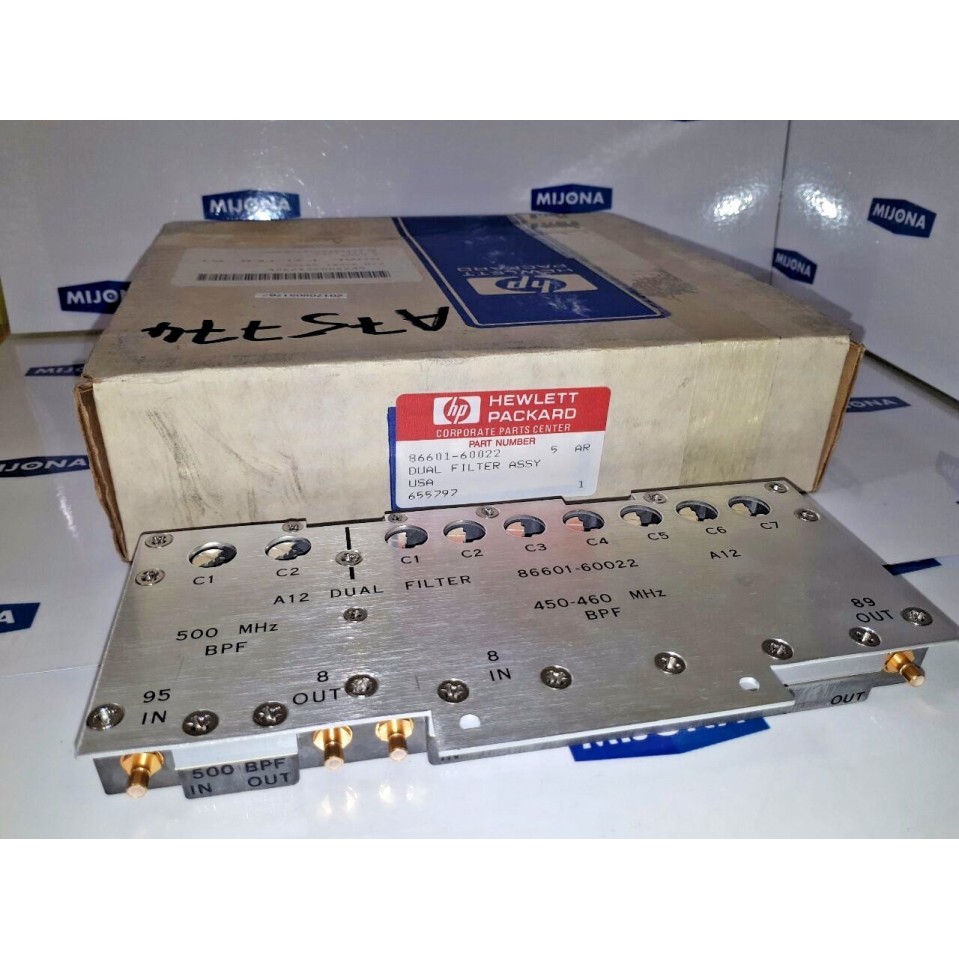 Agilent HP 86601-60022 A12 Dual Filter 450-460 Mhz BPF